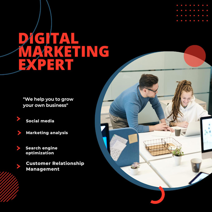 Gig Preview - Do digital marketing as digital marketing agency,digital marketing consultant