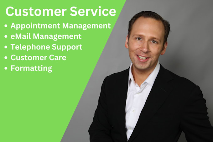 Gig Preview - Do productive customer care in german, english and spanish