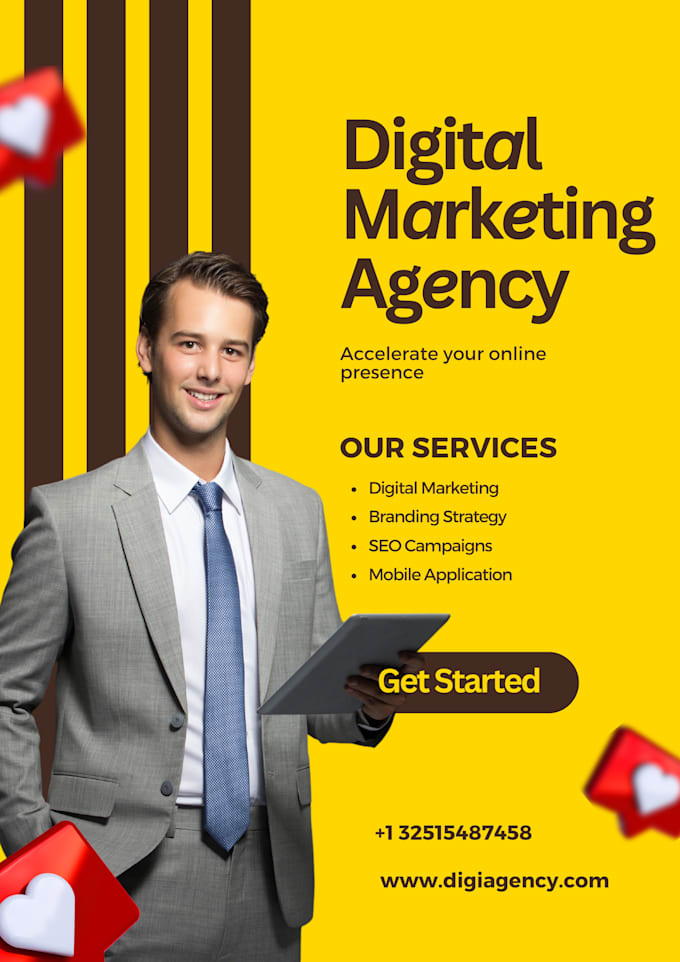 Gig Preview - Create attractive marketing and business flyer