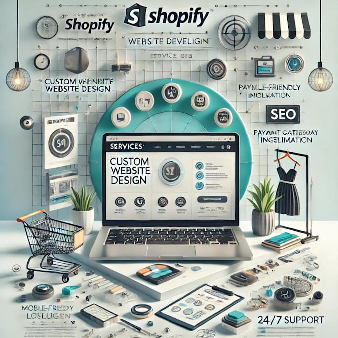 Gig Preview - Create professional shopify store setup or shopify website