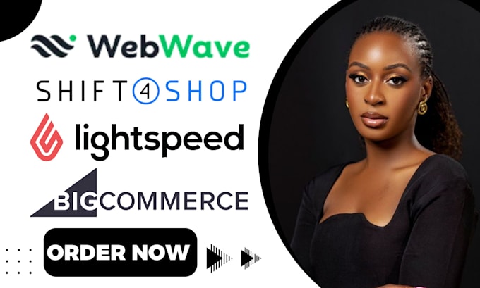 Gig Preview - Shift4shop bigcommerce big cartel webwave lightspeed website design and redesign