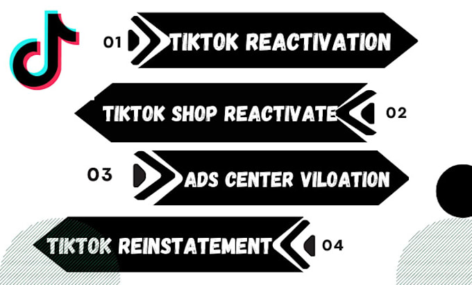 Gig Preview - Tiktok shop reinstatement tiktok policy violation removal tiktok ads, suspension