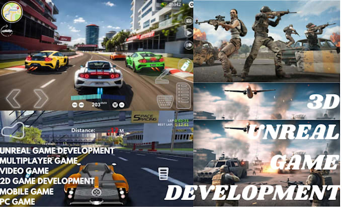 Gig Preview - Do game development, game design, reskin, unreal engine developer, unreal engine