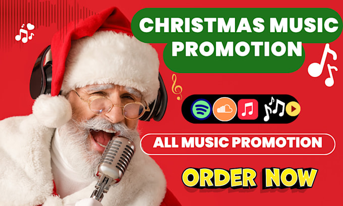 Gig Preview - Boost your spotify reach with organic christmas music promotion