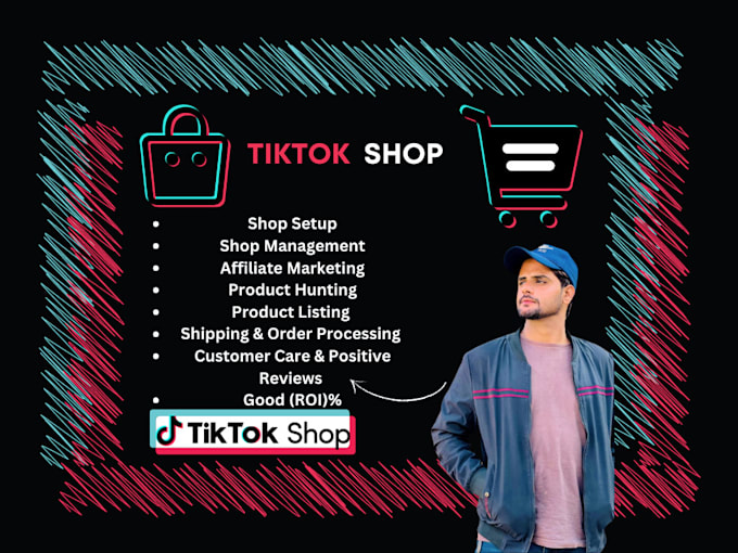 Gig Preview - Setup tiktok shop , management , affiliate marketing