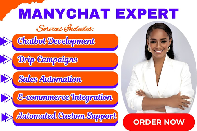 Gig Preview - Create instagram manychat chatbot dm automation for lead generation