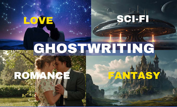 Gig Preview - Do ebook writing fiction ebook romance book fantasy and sci fi ebook ghostwriter