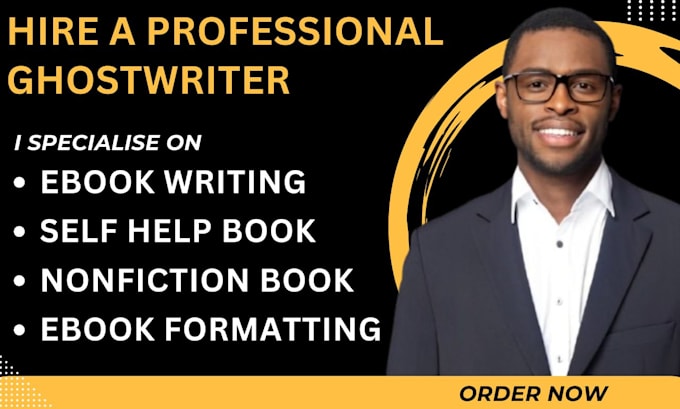 Gig Preview - Be your ebook writer self help ebook ghostwriter book writer