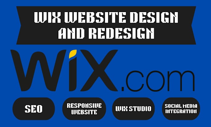 Gig Preview - Wix website design redesign wix website shopify website redesign