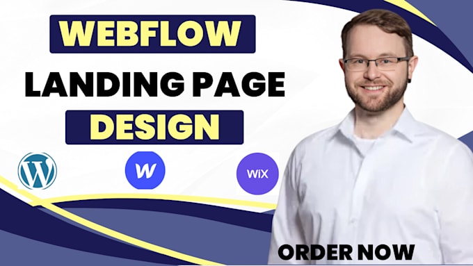 Gig Preview - Design webflow landing page, webflow website, figma to webflow, figma to framer