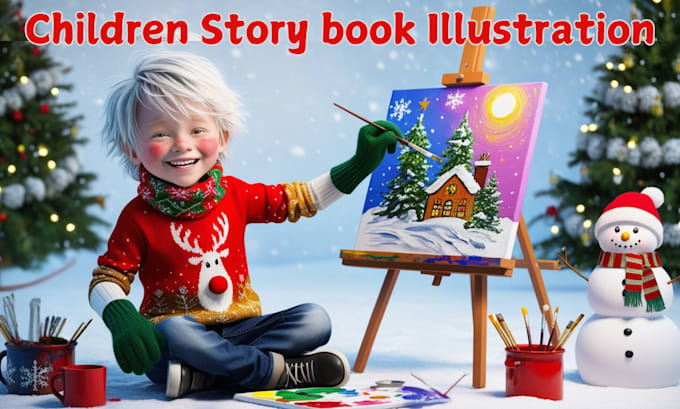 Gig Preview - Illustrate children story book illustration, childrens book illustration