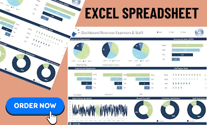 Gig Preview - Create excel graphs, pivot tables dashboard and macros