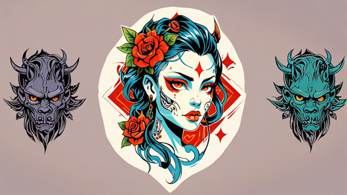 Gig Preview - Custom drawing your traditional or old school tattoo design