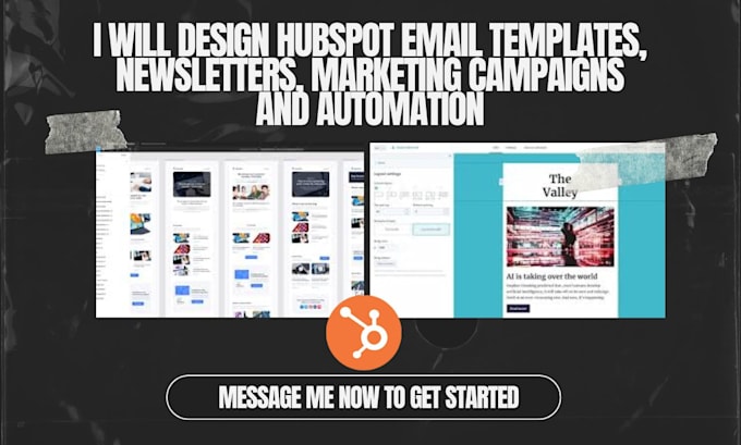 Bestseller - design hubspot email templates, newsletters, marketing campaigns and automation