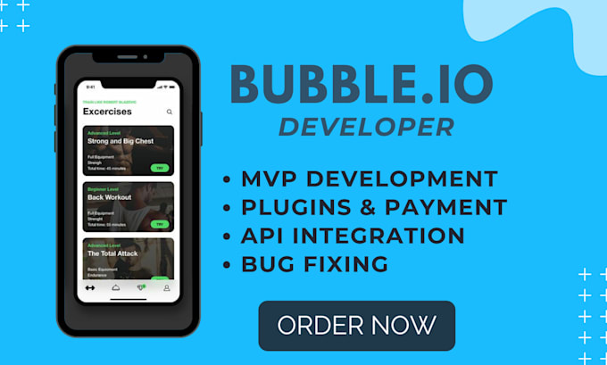 Gig Preview - Develop bubble io app bubble app developer bubble mvp adalo