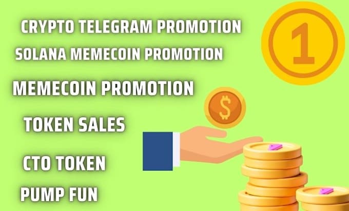 Gig Preview - Do crypto telegram promotion, pump fun, solana memecoin to increase token sales