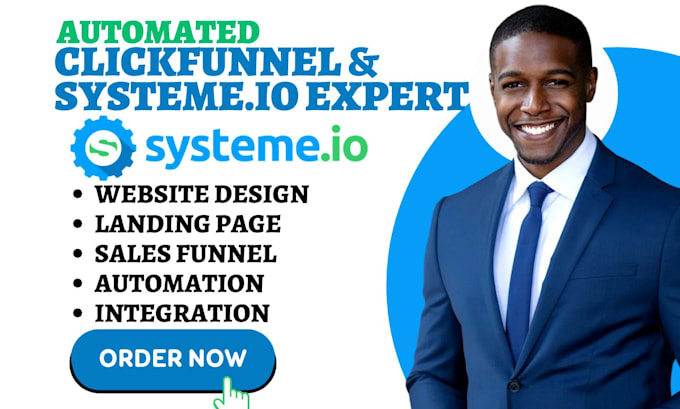 Gig Preview - Do systeme io course clickfunnel digital product upload systeme io e learning va