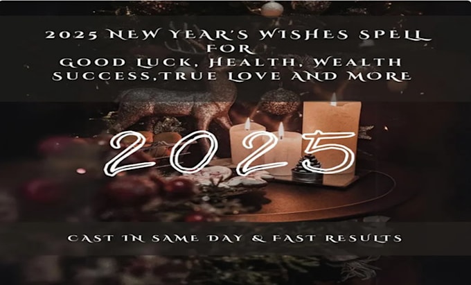 Gig Preview - Perform 2025 new year wishes ritual, cleanse your energy and leave bad energy