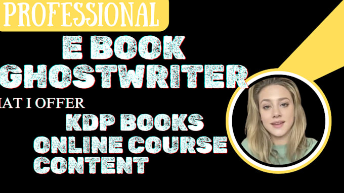 Gig Preview - Ebook ghostwriter create in depth online course content romance erotic kdp book