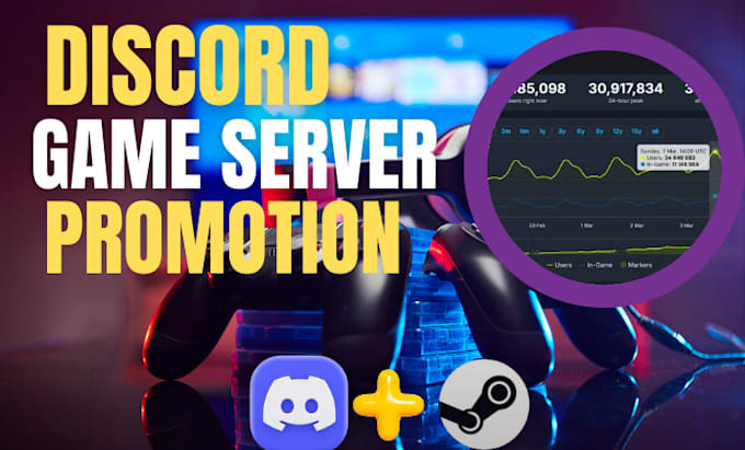 Gig Preview - Do discord server promotion for steam game, steam wishlist, discord promotion