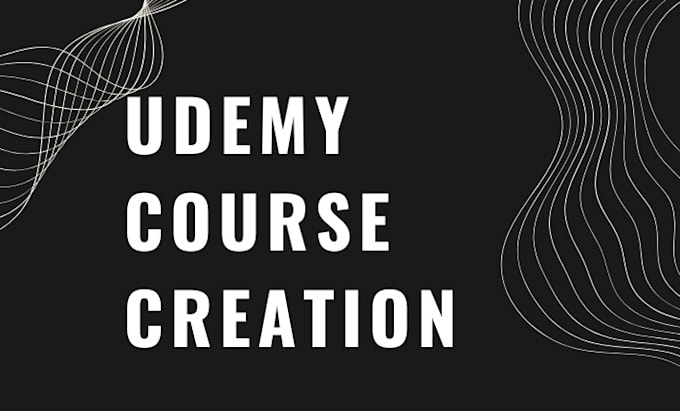 Gig Preview - Do udemy course creation for your online course