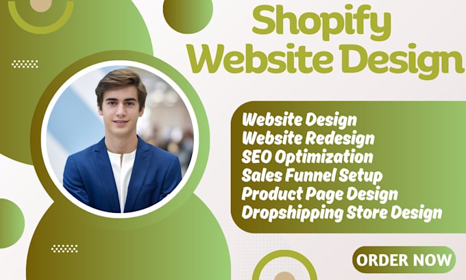 Bestseller - design shopify website design and redesign, shopify dropshipping store design