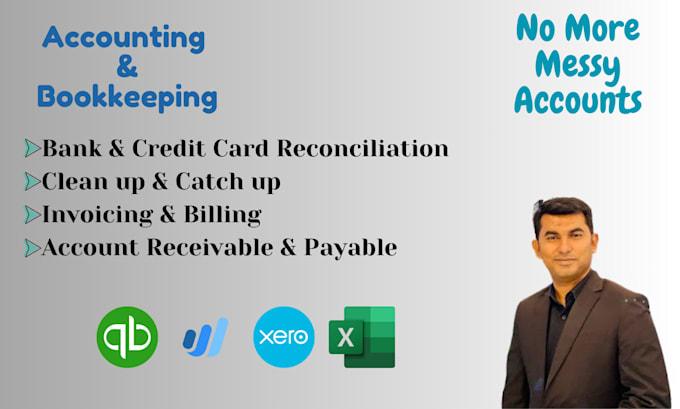 Gig Preview - Do accounting bookkeeping on quickbooks xero wave