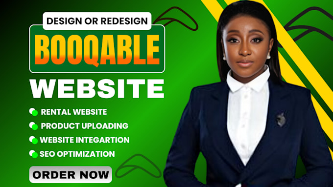 Gig Preview - Booqable website setup, booqable rental website design, online booking