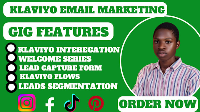 Gig Preview - Create klaviyo flows klaviyo email marketing for shopify marketing sales funnel