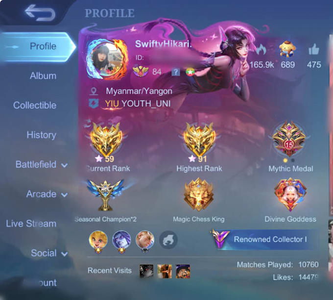 Gig Preview - Push your mobile legends rank from any rank to mythic with low prices