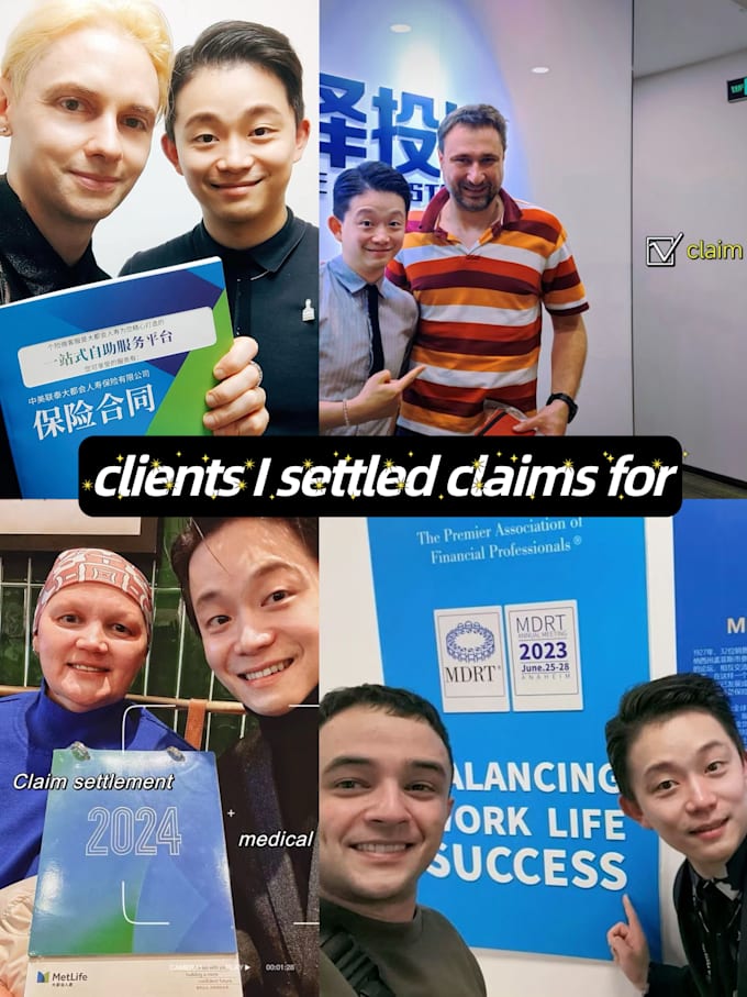 Gig Preview - Offer insurance consulting and claims service in shanghai