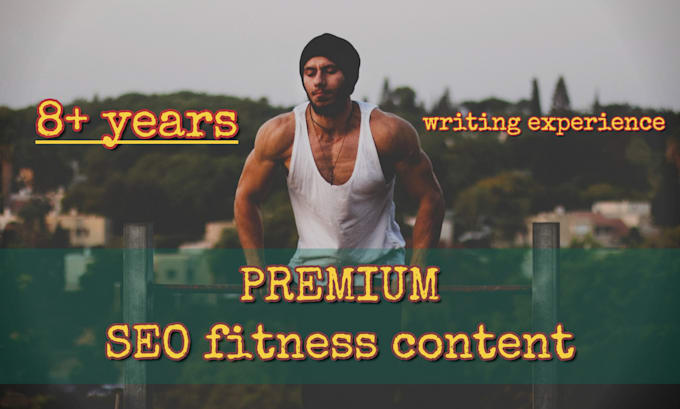 Gig Preview - Create human written SEO health and fitness blog content