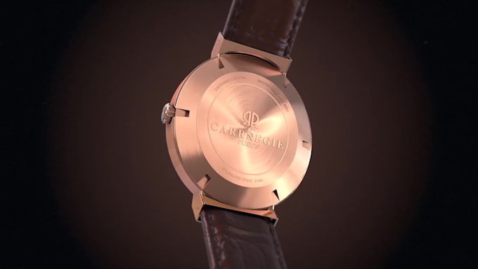 Gig Preview - Make cgi 3d watch animation, wristwatch design, 3d watch rendering, cad model