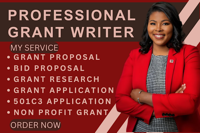 Bestseller - write grant proposal, grant application, bid proposal, 501c3, non profit grant