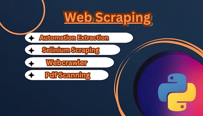 Gig Preview - Do webcrawler, automation extraction, pdf scanning and selenium scraping