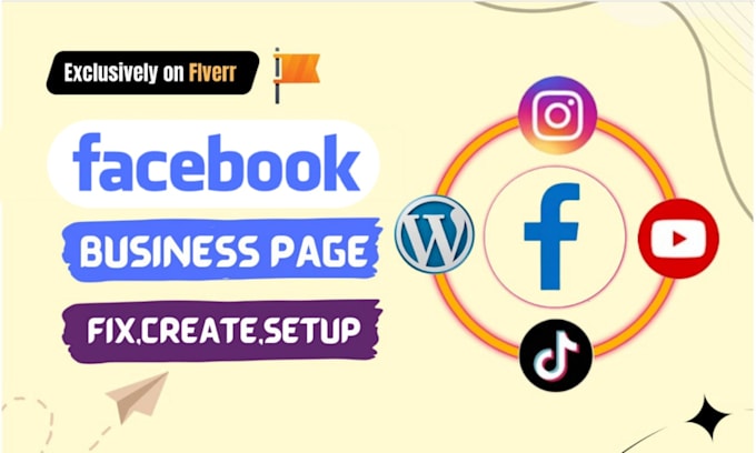 Gig Preview - Create impressive professional facebook business page setup