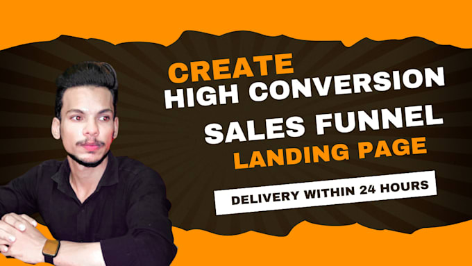 Bestseller - design high conversion sales funnel landing page website