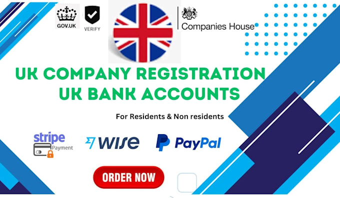 Bestseller - singup uk company registration and uk bank accounts paypal, wise, stripe etc