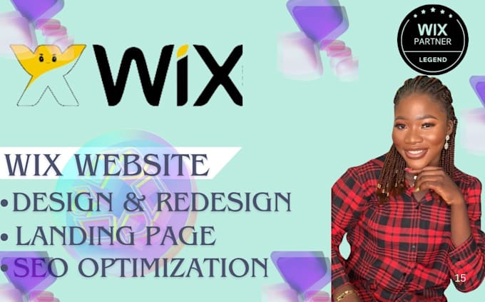 Gig Preview - Do wix website design,wix website redesign,wix seo,wix online store