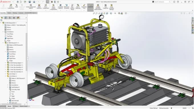 Gig Preview - Make 3d models in solidworks from your 2d drawings, sketches