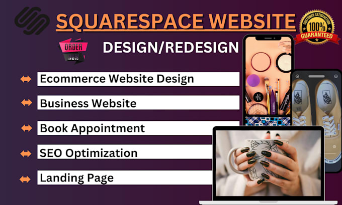 Bestseller - design squarespace website redesign squarespace