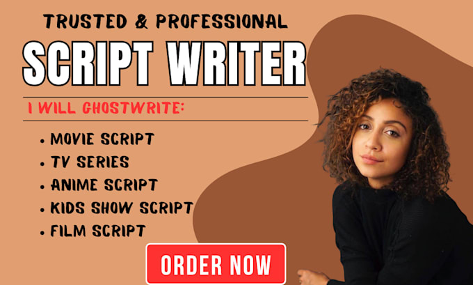 Gig Preview - Write blockbuster movie script, screenplay, screenwriting,feature film, tv pilot