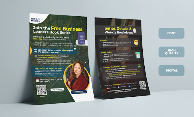 Gig Preview - Design a professional flyer or brochure for you