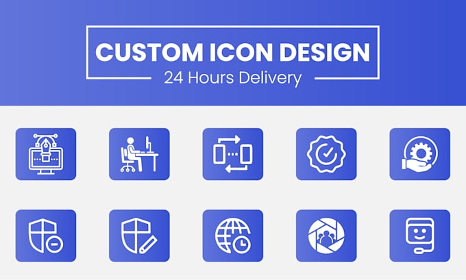 Gig Preview - Do create modern professional custom icon design for apps