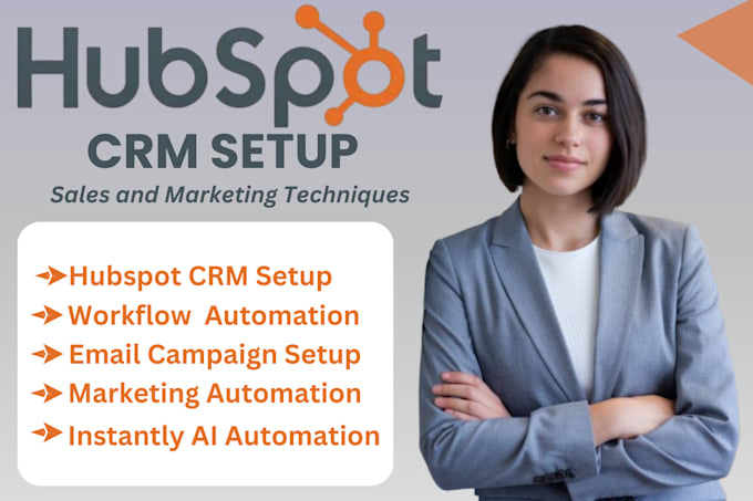 Gig Preview - Hubspot crm marketing hubspot workflow automation instantly ai automation