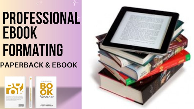 Gig Preview - Do book formatting,kindle ebook formatting and paperback formatting