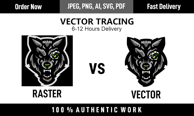 Bestseller - do vector trace, I will draw or redraw your any logo, icon or design