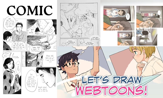 Gig Preview - Draw comic webtoon webcomic comic artist