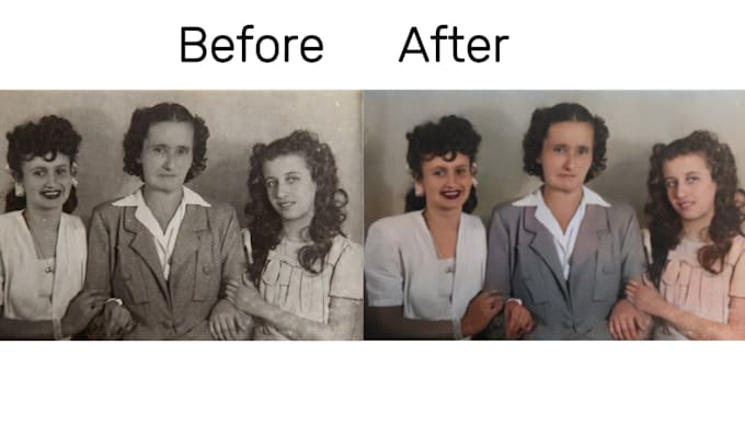 Gig Preview - Colorize,restore any black and white or old photo