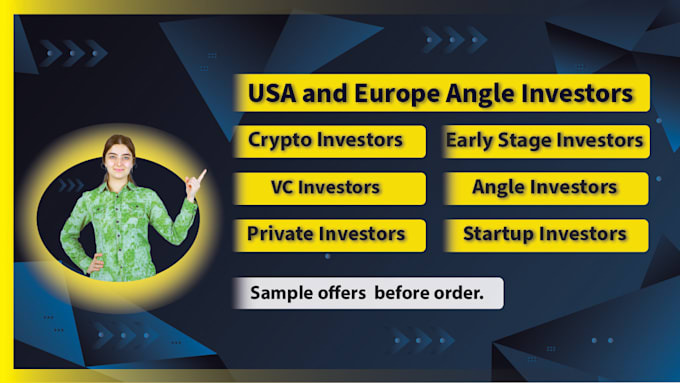 Gig Preview - Find angel investors, vcs list and verified email